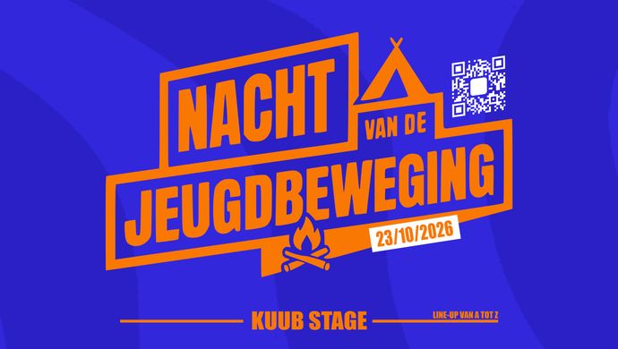 poster Nacht van de jeugdbeweging 2026