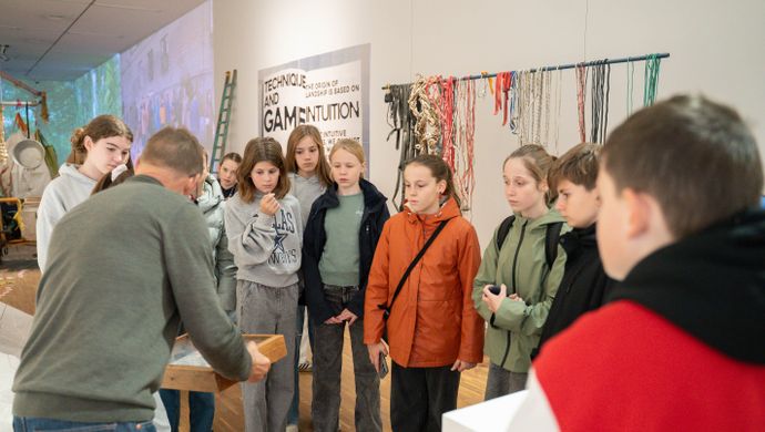 rondleiding in de expo
