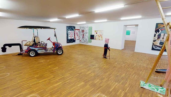 virtueel bezoek OUDE WIJN / NIEUWE ZAKKEN - 50 jaar kunst in de Warande