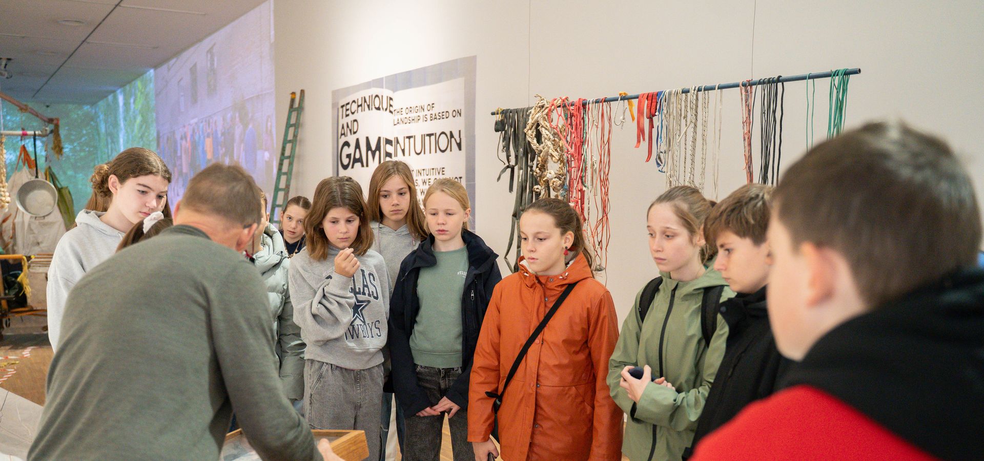 rondleiding in de expo