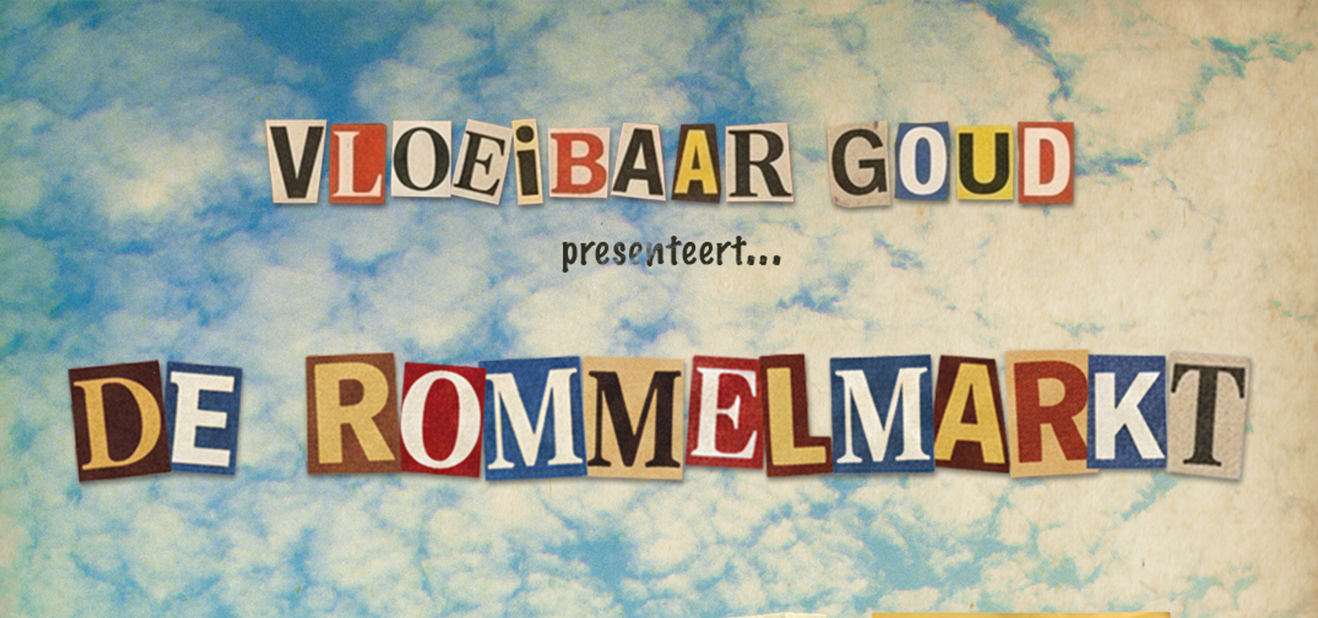 Affiche Vloeibaar Goud album release